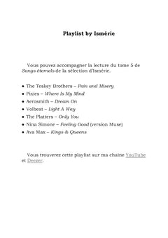 Sangs Éternels - Tome 5