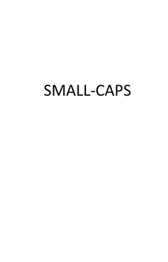 Small caps