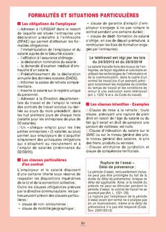 La législation du travail