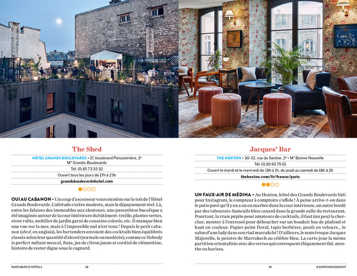 Paris Bars d'hôtels - Luxe, calme et club-sandwich