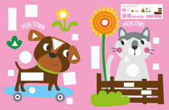 Cahier de gommettes - Mon joli jardin