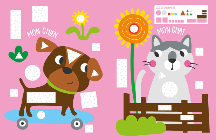 Cahier de gommettes - Mon joli jardin