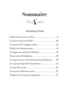 Lilith, la lune noire - Oracle de l'alchimie cosmique