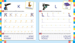 Mon cahier d'écriture lettres batons avec loup