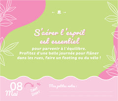 Calendrier Jour après jour - La vie en rose