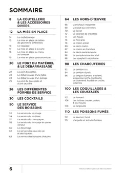 Travaux pratiques de restaurant