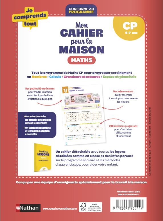 Je comprends tout - Mathématiques CP - export