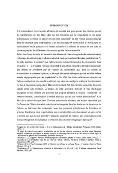 La democratie et la question ethnique au BENIN