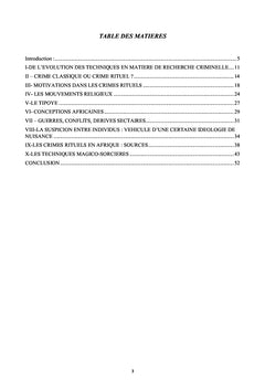 L'ethno-criminologie comme soutien A la recherche criminelle...