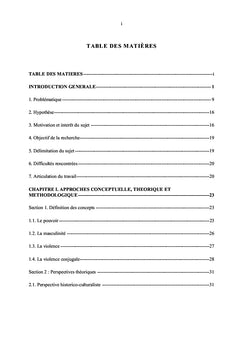 Masculinite violente et changement social
