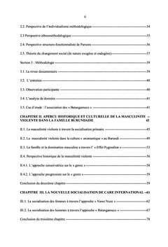Masculinite violente et changement social