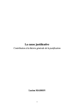 La cause justificative en droit pénal