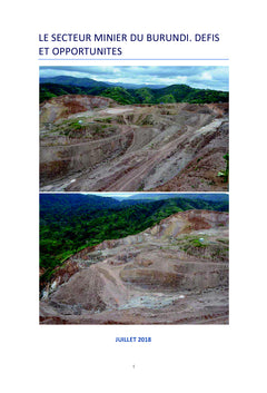 Le secteur minier du Burundi