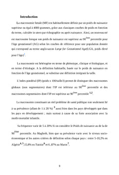 La macrosomie du point de vue pédiatrique
