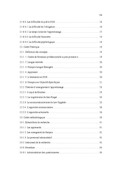 Pour un enseignement/apprentissage du Français sur Objectifs spécifiques