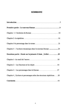 La répétition dans la Jalousie d'alain Robbe Grillet