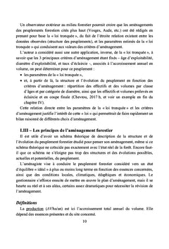 Structures forestières