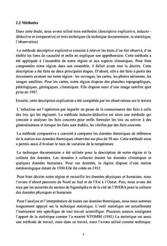La température en Afrique tropicale humide