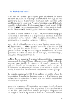Enjeux forestiers en RDC : Quel modele de gouvernance ?