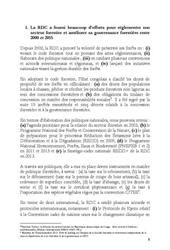 Enjeux forestiers en RDC : Quel modele de gouvernance ?