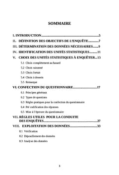 Pratique des Enquêtes Socio-économiques en Milieu Rural Africain