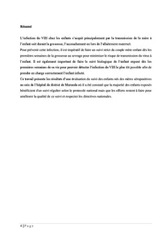 Evaluation du Suivi des Enfants Nes des Meres Seropositives