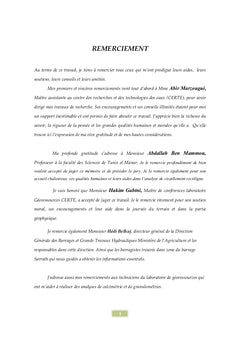 Etude Geologique, Geomorphologique Et Geotechnique (Barrage Sarrath)