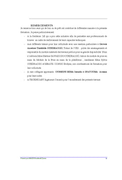 Etudes techniques de pavage et d'assainissement