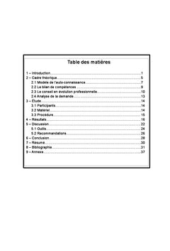 L'appropriation des competences en evolution professionnelle