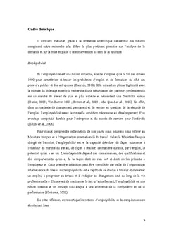 L'appropriation des competences en evolution professionnelle