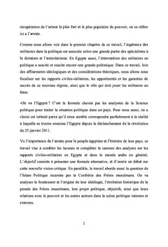 Où va l'Egypte ?