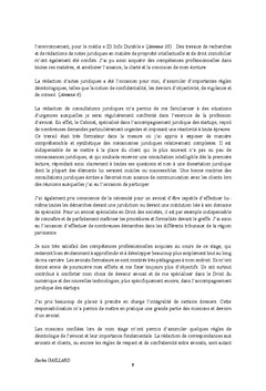 Rapport sur le Droit du numérique et les nouvelles technologies