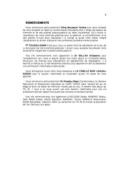 Maîtrise foncière et stratégies des ménages en insécurité alimentaire