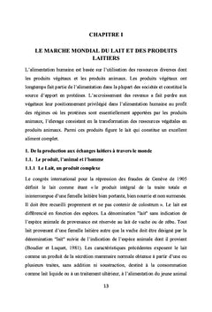 Le marché laitier mondial : quelle place pour l'Afrique et le Sénégal