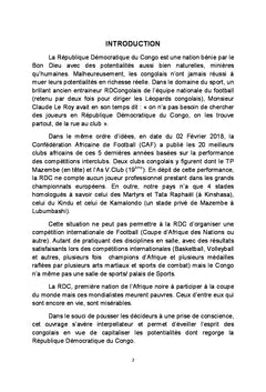 RDC: du scandale géologique au scandale sportif