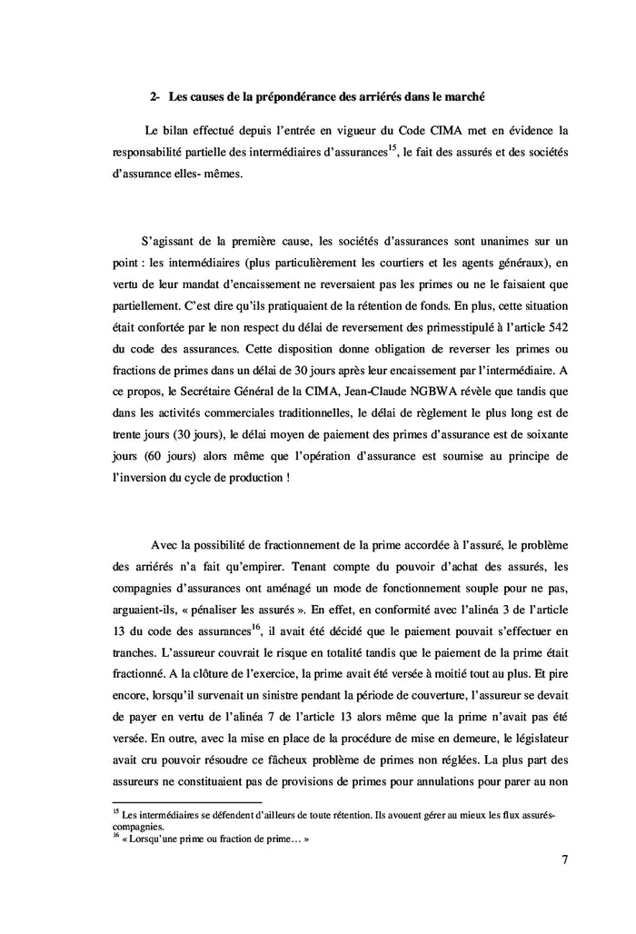 L'Article 13 du Code CIMA: Contexte et Enjeux