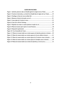 Effets biostimulateurs des extraits ou de la poudre