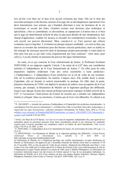 L'indépendance des magistrats internationaux entre mythe et réalité