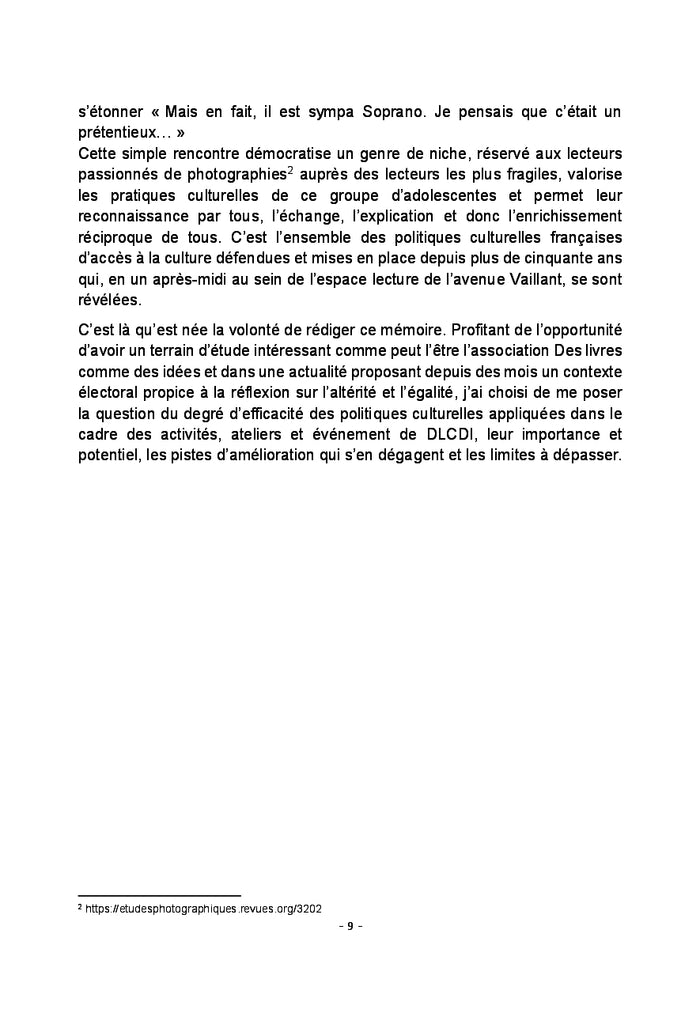 quelles politiques pour l'accès à la culture ?