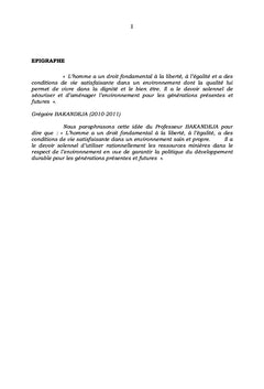 La securisation de l'environnement Minier en RDC