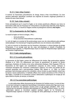Etude geologique, mineralogique et geochimique