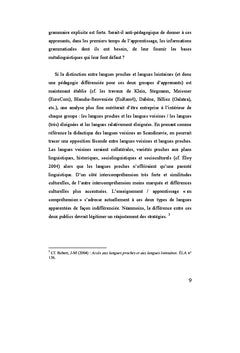 Typologies linguistiques et stratégies didactiques