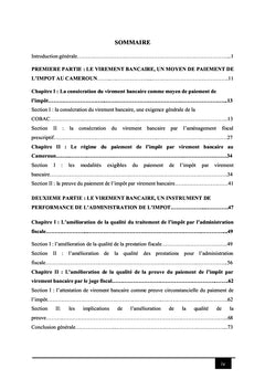 Le virement bancaire et le paiement de l'impôt en droit camerounais