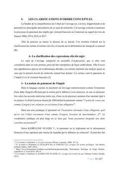 Le virement bancaire et le paiement de l'impôt en droit camerounais