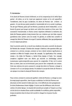 Le droit international des droits de l'homme