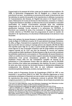 Fécondité et problématique de la santé de reproduction au Niger