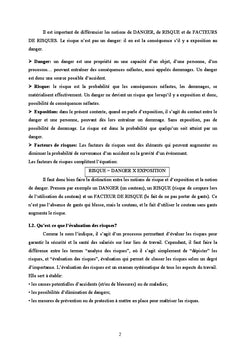 Analyse et gestion du risque