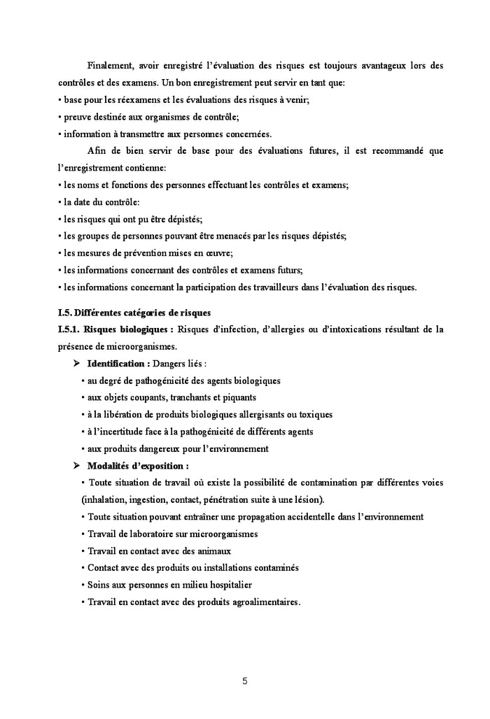 Analyse et gestion du risque