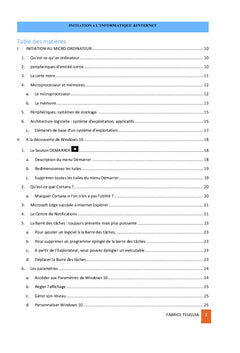 Initiation à l'informatique et Internet