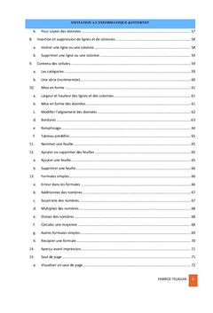 Initiation à l'informatique et Internet